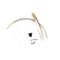 Błotnik 26  SCARAB 2 26/55 Srebrny+chlapacz XL tył