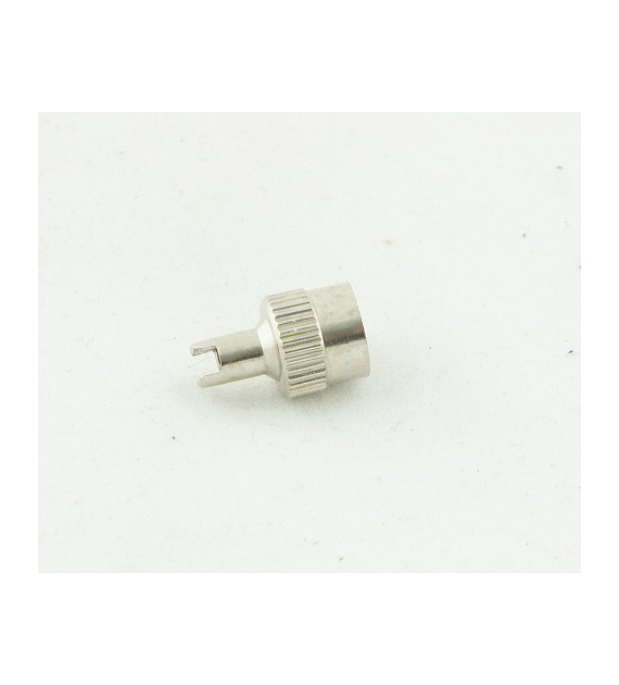 Kapturek metalowy z kluczem do odkre.zaw.sam.