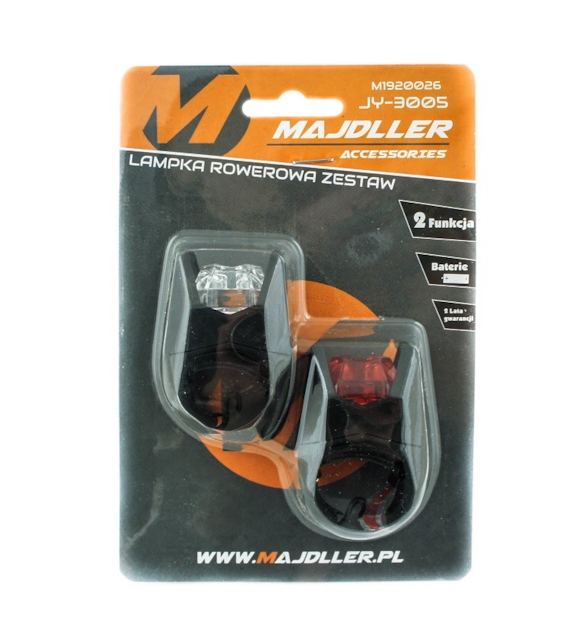 Zestaw lamp MDR-3005D bateryjne 2 LED 2 funkcyjne