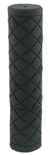 Chwyt kier PVC KARO 120mm czarny 0796