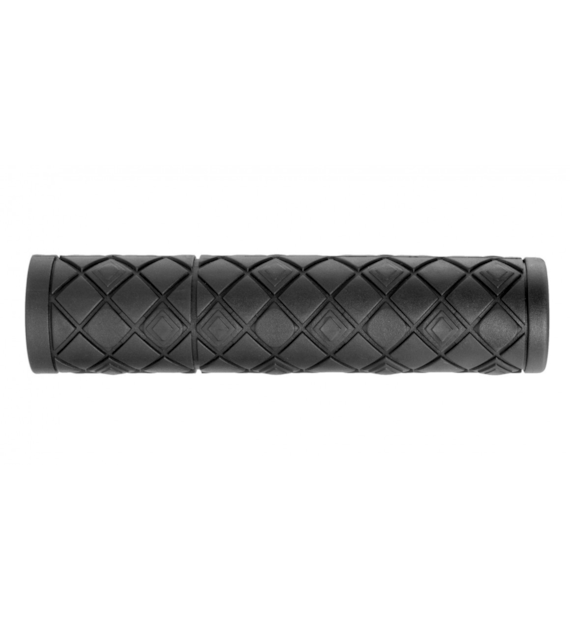 Chwyt kier PVC KARO 120mm czarny 0796