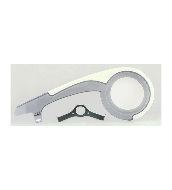 Osłona łańcucha Jaguar fi-180mm+uchw.trans/biała