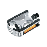 Pedały FP-920B/ALU/GUMA,sreb/czarn;odblask OEM