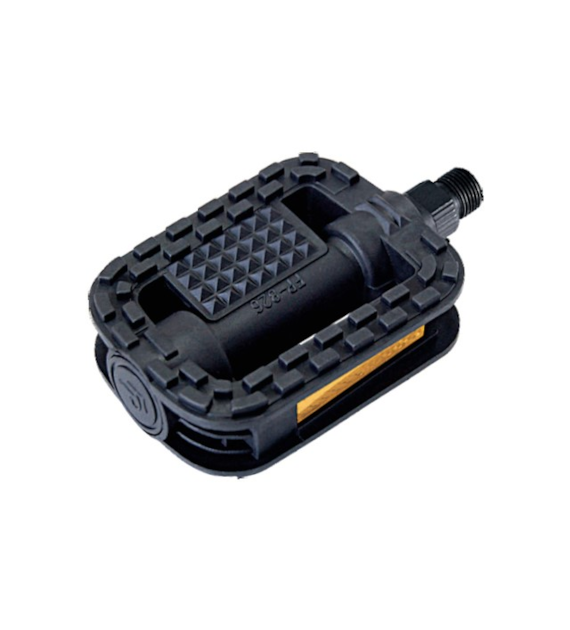 Pedały FP-826 PVC z odblaskiem czarne OEM