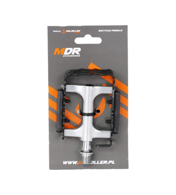 Pedały FP-975C alu łoż.maszynowe czar-srebrne