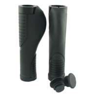 Chwyt HL-G212, plastik/guma 140mm czarny skręcany