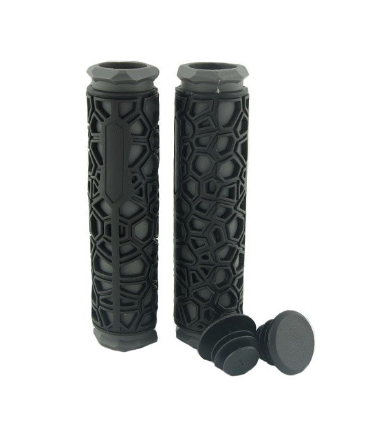 Chwyt HL-G106 guma;130mm;czar/szar;AM