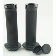 Chwyt HL-G209  plastik/guma BMX 130mm czarny