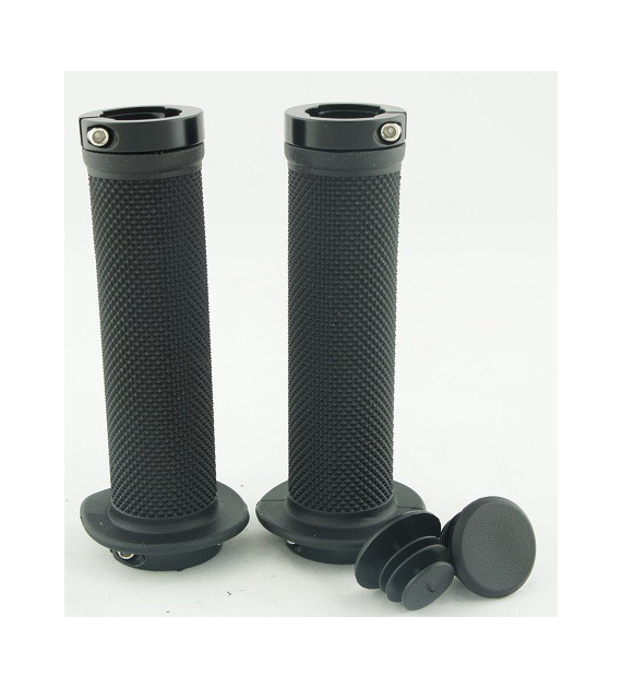 Chwyt HL-G209  plastik/guma BMX 130mm czarny