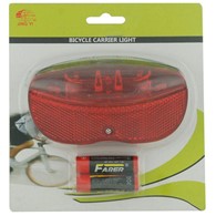 Lampa tył JY-398A bateryjna na bagażnik 2 LED 1fun