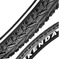 Opona 700x35 K-935 Czarna p/biały