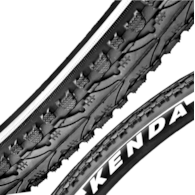 Opona 700x35 K-935 Czarna p/biały