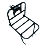 Bagażnik 26-28  przód pod kosz czarny