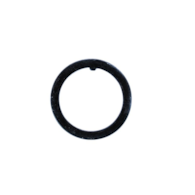 Podkładka steru 1  2mm z/ząbkiem stalowa czarna