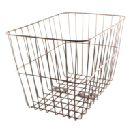 Kosz tył BP-4 druciany przykręcany wysoki czarny