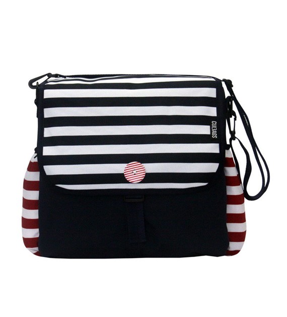 Torba BETSIE 240 SAILOR Single Navy-Red Strips