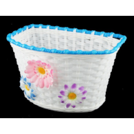 Kosz przód HT-237 plastikowy dziecięcy biało-niebi