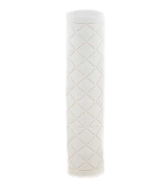 Chwyt kier PVC KARO 120mm biały 0594