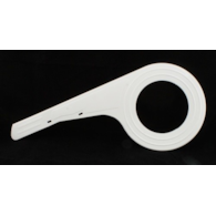 Osłona łańcucha Turing fi-230mm b/uchwytu biała