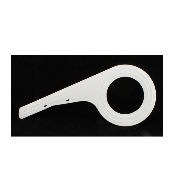 Osłona łańcucha Turing fi-230mm b/uchwytu biała