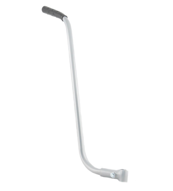 Prowadnik rowerka dziecięcego srebrny