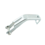 Uchwyt lampy 503 przód długi srebrny