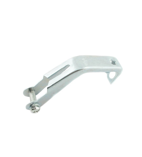 Uchwyt lampy 503 przód długi srebrny