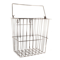 Kosz tył KB-1 druciany zawieszany boczny czarny