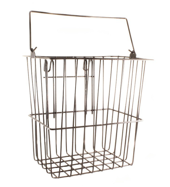 Kosz tył KB-1 druciany zawieszany boczny czarny