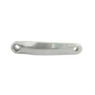 Korba lewa 170mm aluminiowa srebrna szeroka