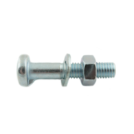 Śruba noskowa M8x40mm kpl. z ząbkiem pod siodło