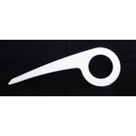 Osłona łańcucha Alicja fi-180mm z uchwytem biała