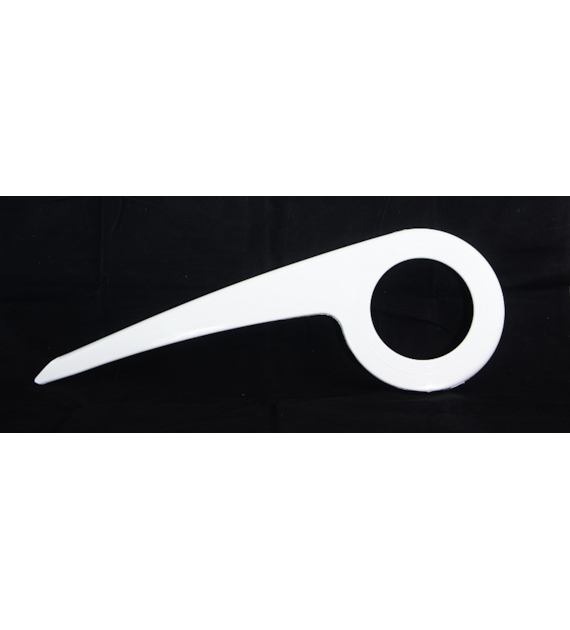 Osłona łańcucha Alicja fi-180mm z uchwytem biała