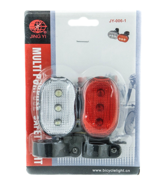 Zestaw lamp MDR-006F-N+MDR-006T-N bateryjne 3LED