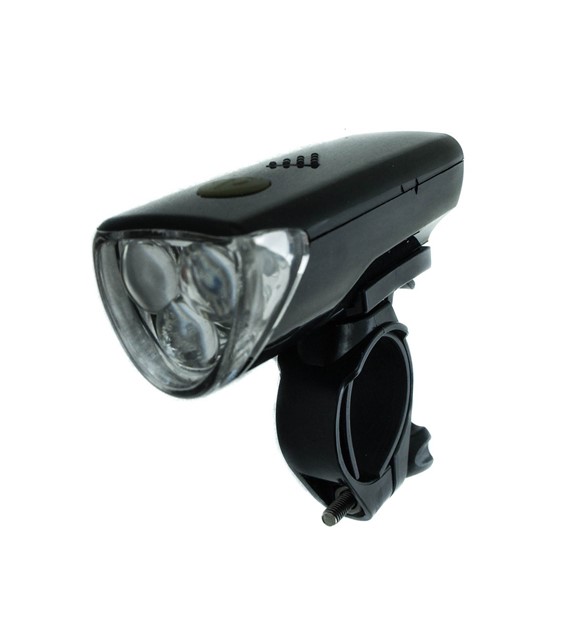 Lampa przód MDR-369C bateryjna 3 LED  3 funkcyjna