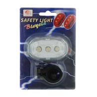 Lampa przód JY-603F bateryjna 3 LED 3 funkcyjna