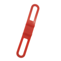 Uchwyt SILIKONOWY do lampy JY-2001 CZERWONY