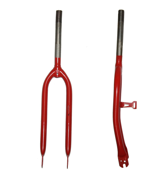 Widelec 26  turing/retro 220x45mm czerwony