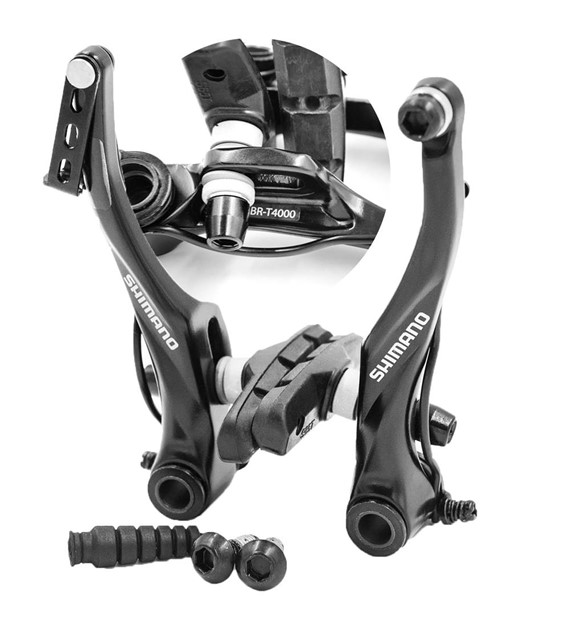 Hamulec Shimano Przód V-Brake Czarny BR-T4000