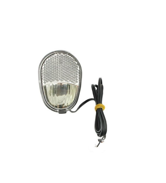 Lampa przód YG-QD-126A dynamo w piaście wyłącznik