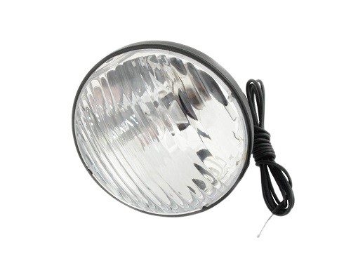 Lampa przód YG-QD-109A dynamo żarówka bez odbl