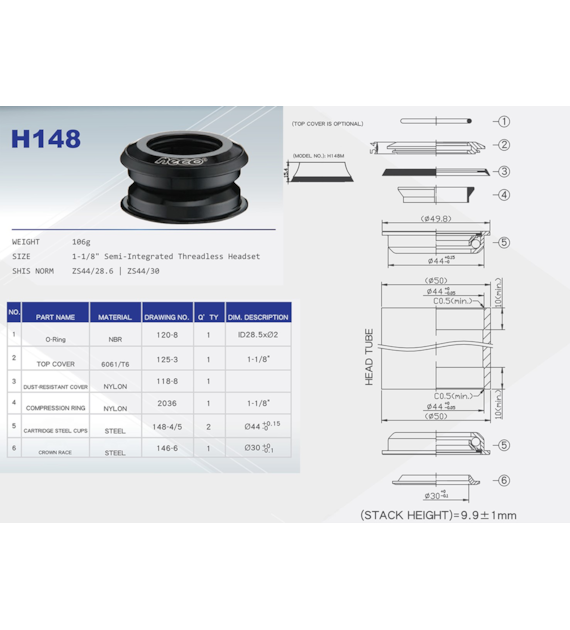 Ster 11/8  H-148M Box czarny AM