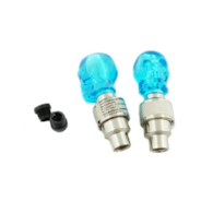 Świecące nakrętki na zaworki MDR-503Z niebieskie