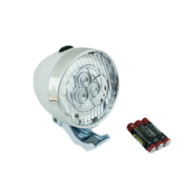 Lampa przód MDR-592 Retro bateryjna 3 Led biała