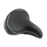 Siodło 1730 VENICE czarne/srebrna linia 260x230 mm