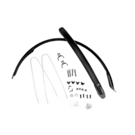 Błotnik Simpla Ubiquit SDL 28x46MM czarny/tytan