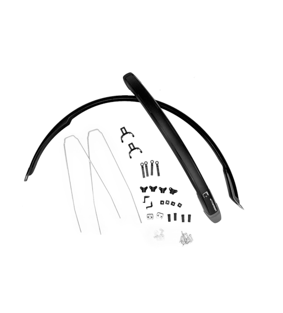 Błotnik Simpla Ubiquit SDL 28x46MM czarny/tytan