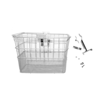 Kosz przód HT-518 na wspornik Clik ciemny szary