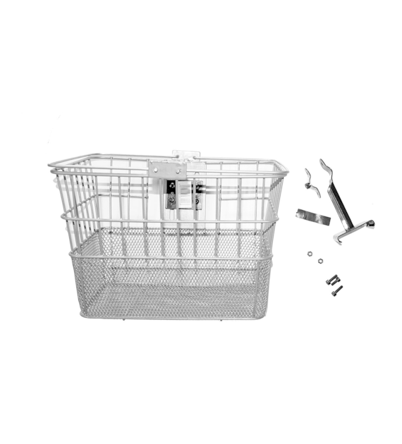 Kosz przód HT-518 na wspornik Clik ciemny szary