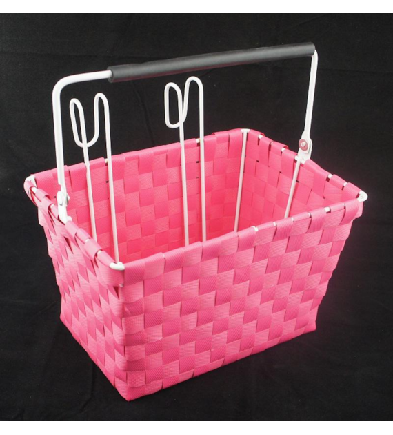 Kosz przód HT-257 pvc zawieszany uchwyt, różowy